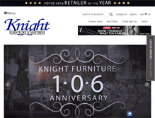 Tablet Screenshot of knightfurniture.com